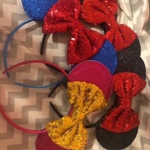 Set of 4 Minnie ears